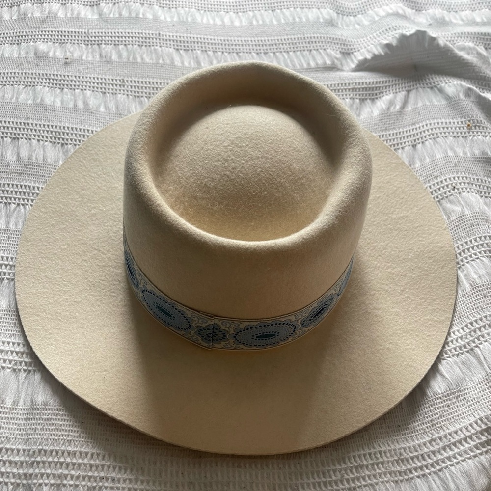 Lack of color white hat🤍